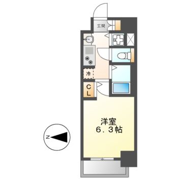 プレサンス金山グリーンパークスの間取り