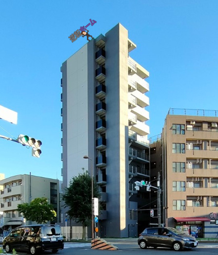 【名古屋市西区花の木のマンションの建物外観】