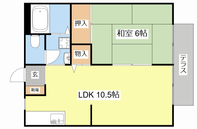 【エクセルハイツの間取り】