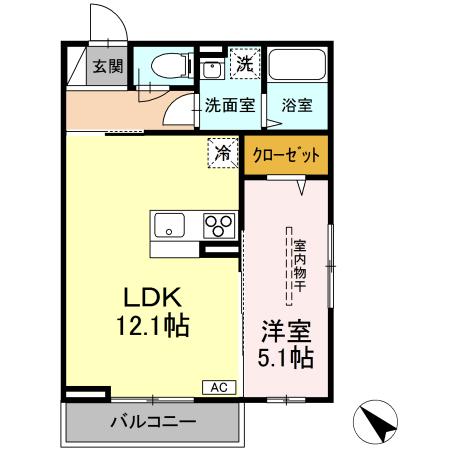 D-ROOM二軒茶屋 TMTの間取り