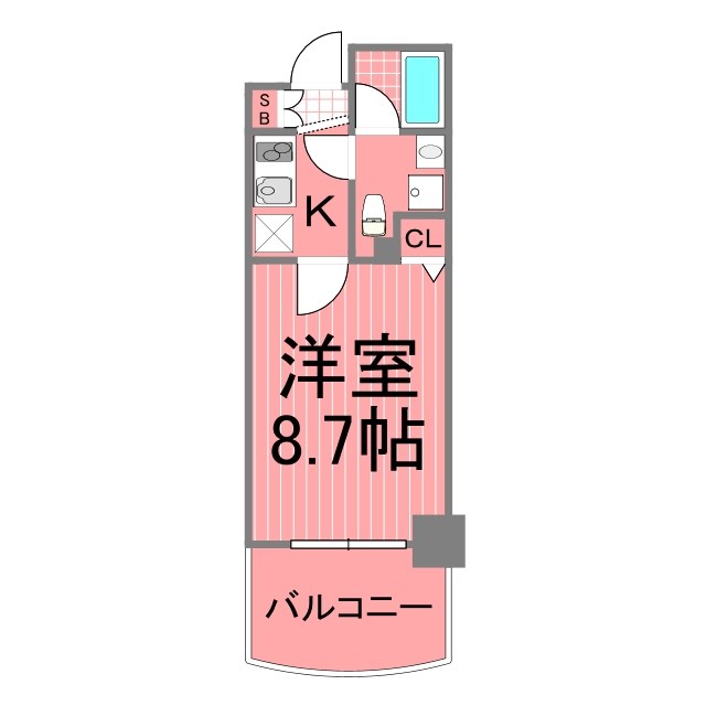 エクセル東神奈川の間取り