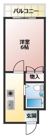 兼山マンションの間取り