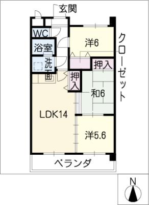 ファミーユ日新の間取り