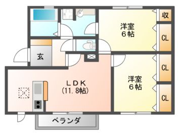 コンフォールドミの間取り