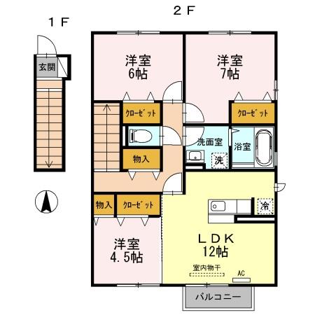 ブランズ小杉の間取り