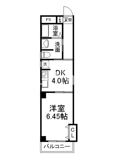 グラヴィス西院高辻の間取り