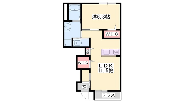 エコハウス華園　社の間取り