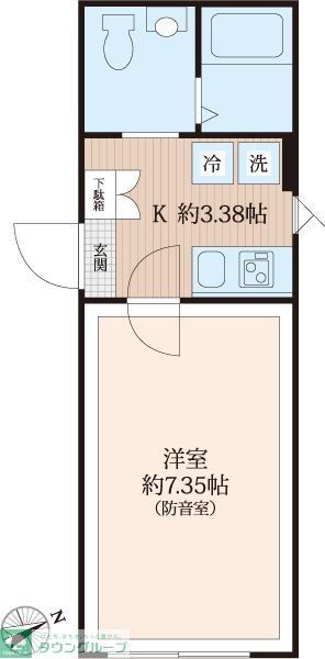 ラシクラス四谷の間取り