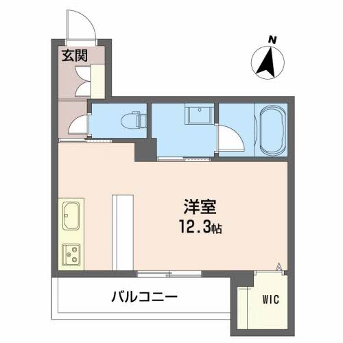 福山市霞町のマンションの間取り