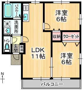 ポラリスIIの間取り