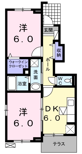 [家電付き] ブルーマーリンDの間取り