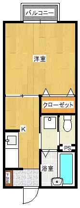 クレドール博多の間取り