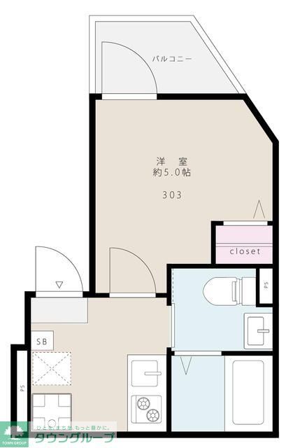 メゾン新柴又駅前の間取り