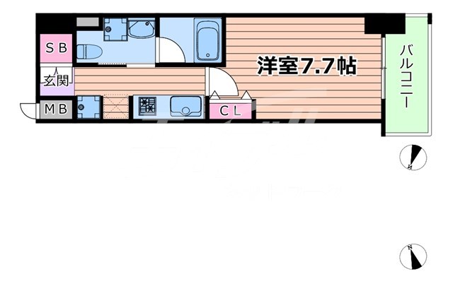 URBANLINK森小路駅前（旧ルネフラッツ森小路駅前）の間取り