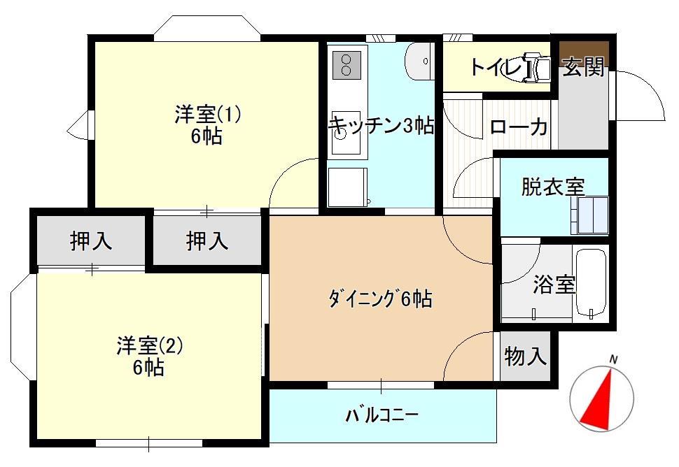 サンヒル西原_間取り_0