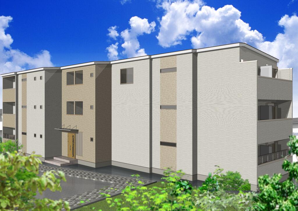 建物外観　外観パース