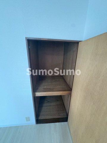 収納　たっぷりとした収納スペースです