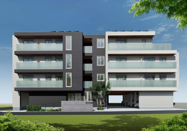 建物外観　完成パース