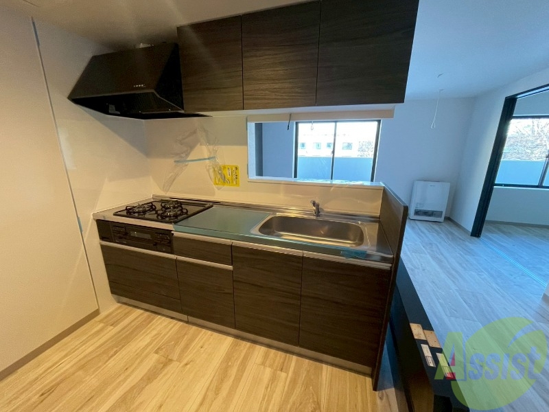 キッチン　システムキッチンなので、すぐお料理に使えます！