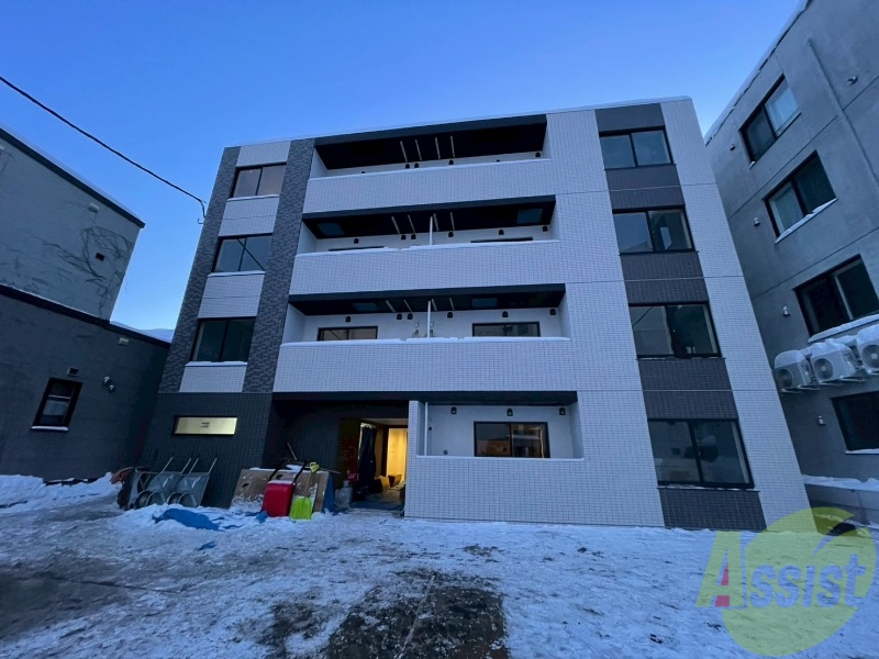 建物外観　札幌市豊平区豊平六条「クレスト豊平公園」