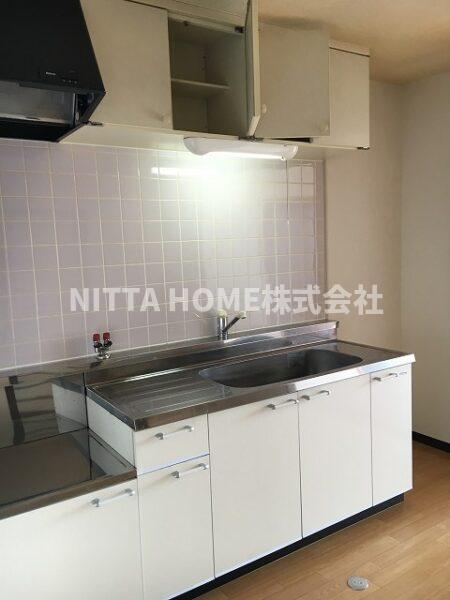 キッチン　ガスコンロ設置可能です〇