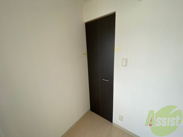 収納　寝室の収納です。部屋がすっきり片付きます。