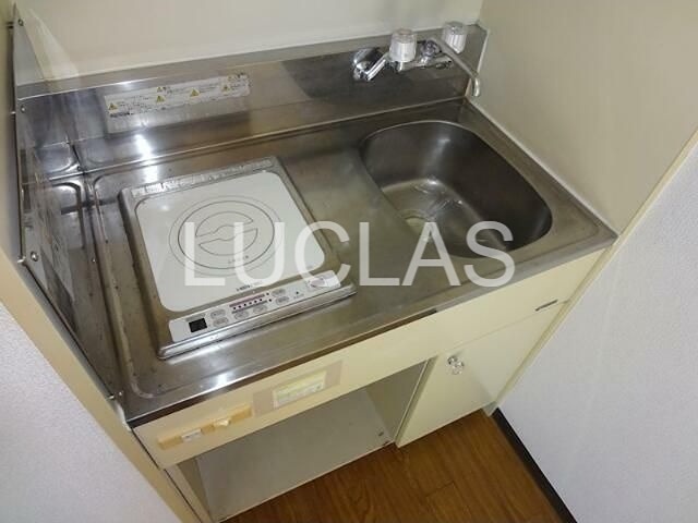 キッチン　コンロはIHタイプでお掃除ラクラク(＾＾♪