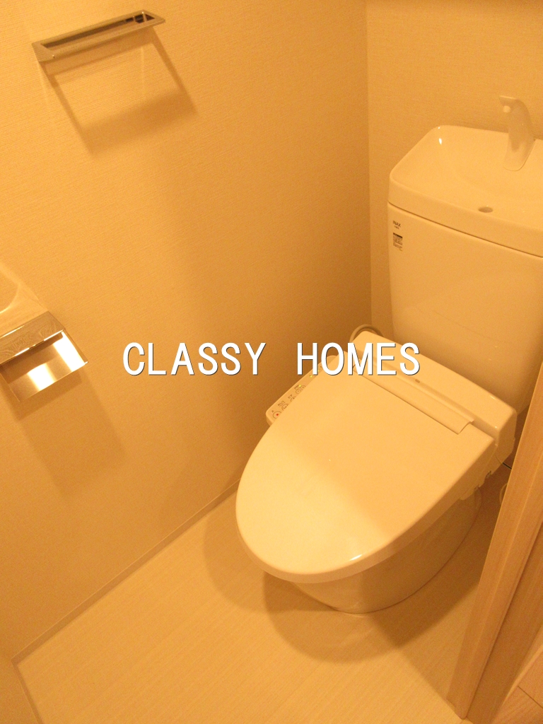 トイレ　2023年竣工　ブランシエスタ北品川：トイレ