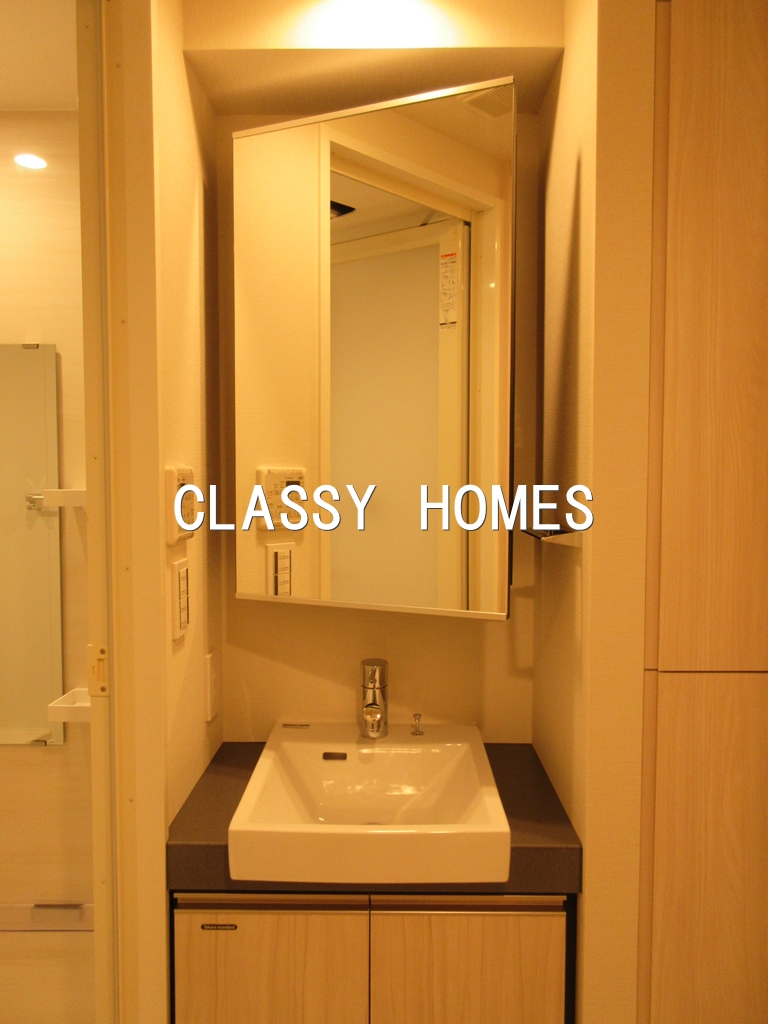 洗面設備　2023年竣工　ブランシエスタ北品川：洗面台