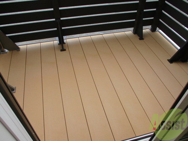 バルコニー　広々していますね。