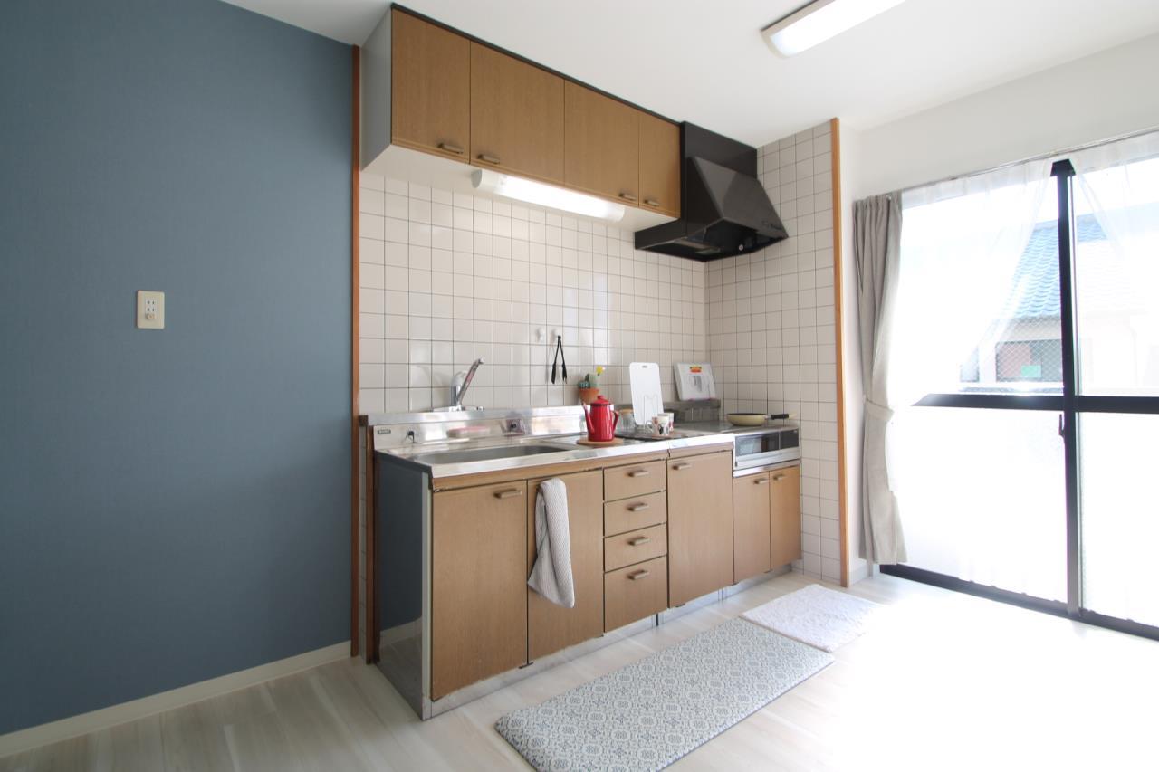 キッチン　調理スペースが広く使いやすいキッチンです