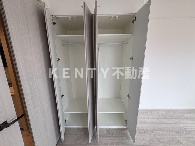 収納　たっぷりとした収納スペースです