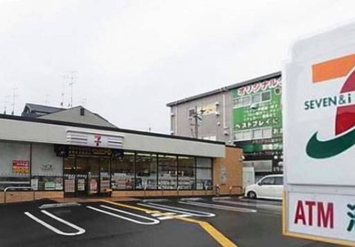 コンビニ　セブンイレブン 京都上桂東ノ口店（コンビニ）まで528m