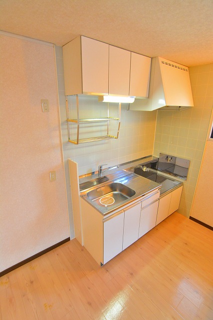 キッチン　ガスコンロ設置可能なキッチンです。