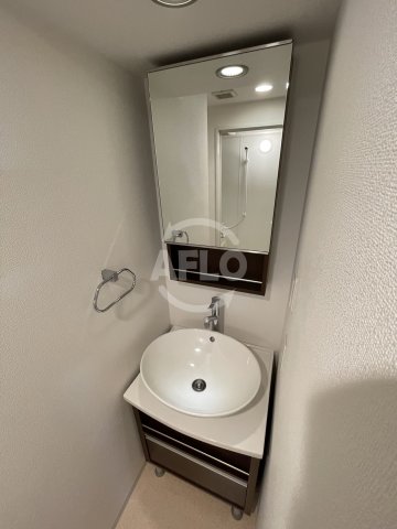 洗面設備　レジディア江戸堀　独立洗面台