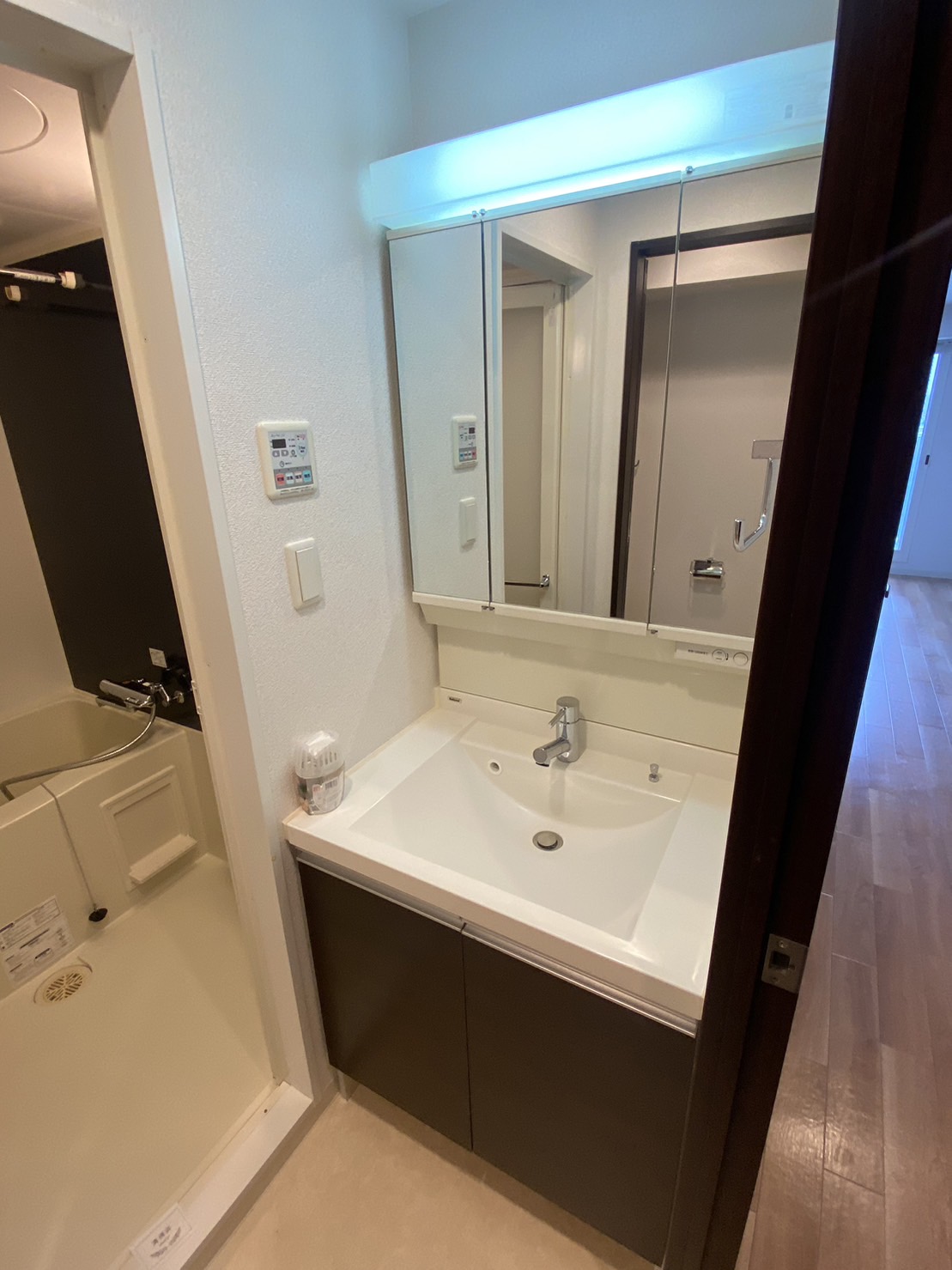 洗面設備　※同じ間取りの他号室です