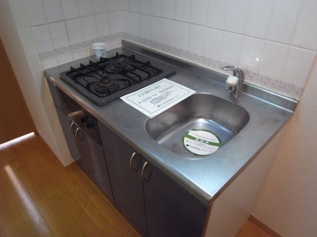キッチン　システムキッチン（2口ガスコンロ）