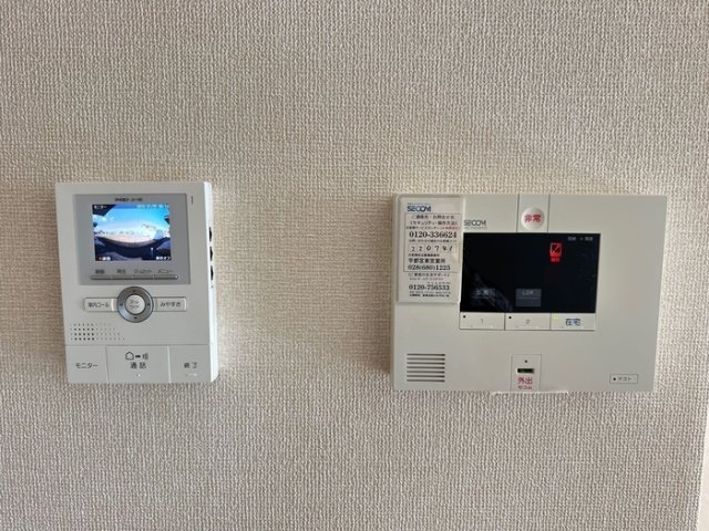 セキュリティ　モニター付きインターホン、セコムホームセキュリティ