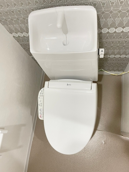 トイレ　清潔感のあるトイレです