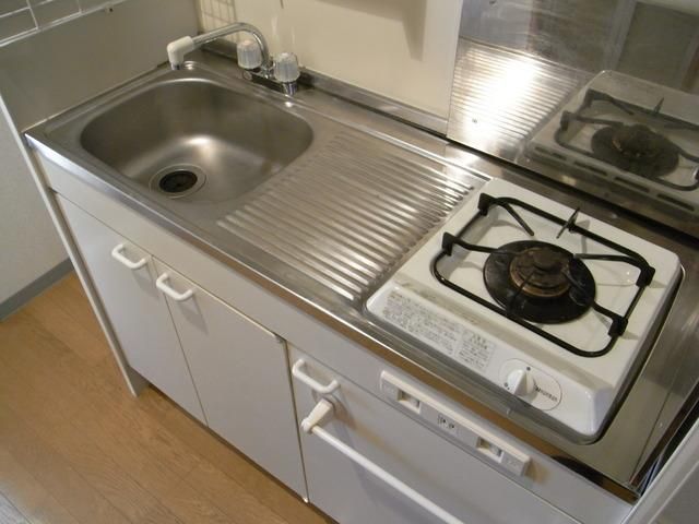 キッチン　１口ガスシステムキッチン