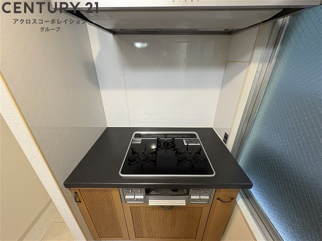 キッチン　3口コンロになってます！