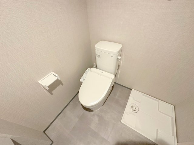 トイレ　綺麗なトイレにはウォシュレット標準装備です。