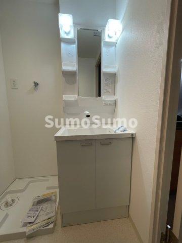 洗面設備　コンパクトで使いやすい洗面所