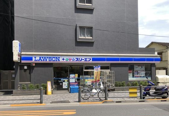 コンビニ　ローソン・スリーエフ荒川五丁目店（コンビニ）まで100m