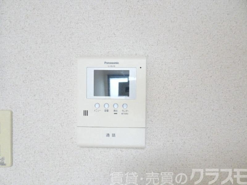 セキュリティ　来訪者が確認できるモニターホン♪