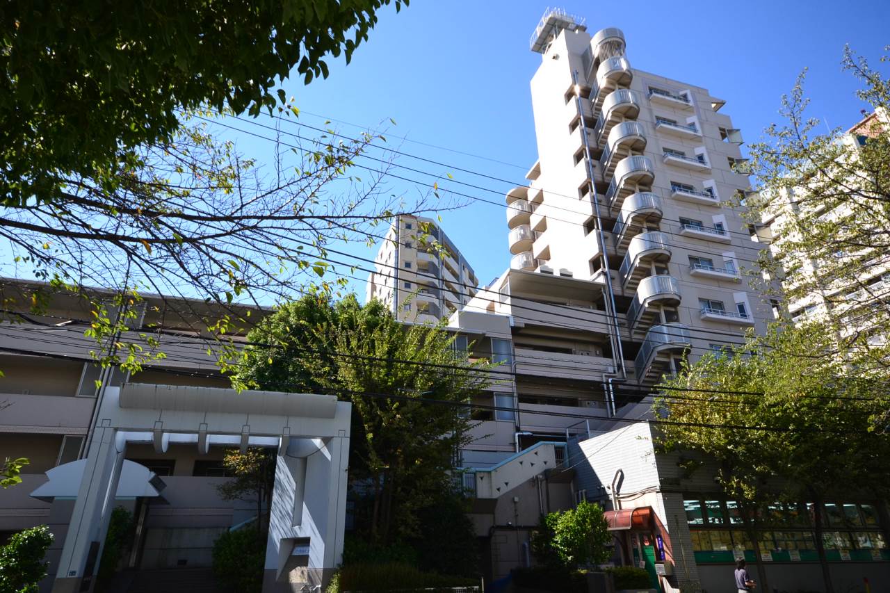 建物外観　鉄骨鉄筋コンクリート造・１１階建