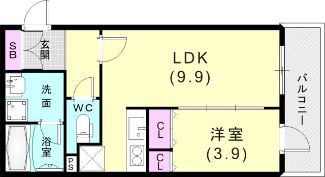 1LDK Mansion in Hyogo-ku, Kobe, Hyogo — photo 2 of 3