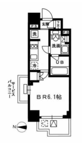レジディア新宿イーストIIIの間取り写真