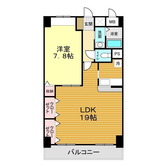 Sテイト新山口の間取り写真