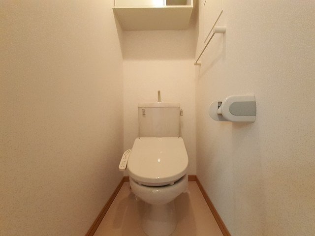 富山地鉄立山線 五百石駅 徒歩24分 2階建 築18年のトイレ写真